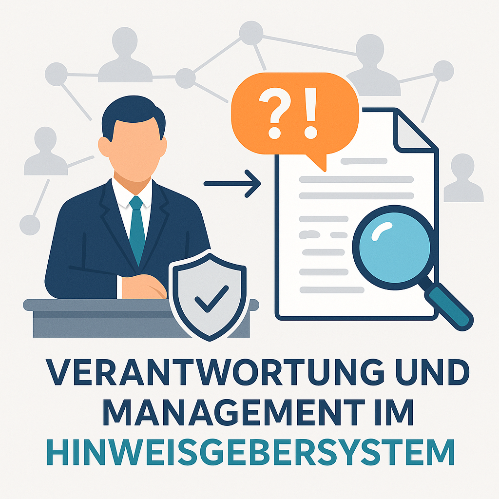 Verantwortung und Management im Hinweisgebersystem